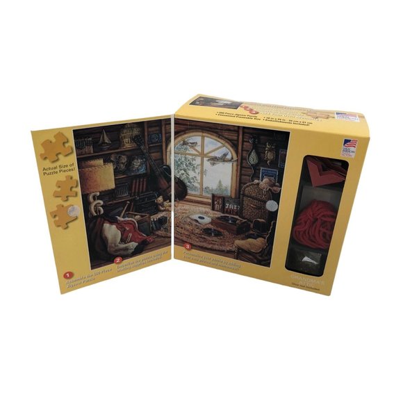 Embellishments Jigsaw Puzzle Crafting Kit Grandma's Attic Item #8157 NIB 2007 - Picture 6 of 10